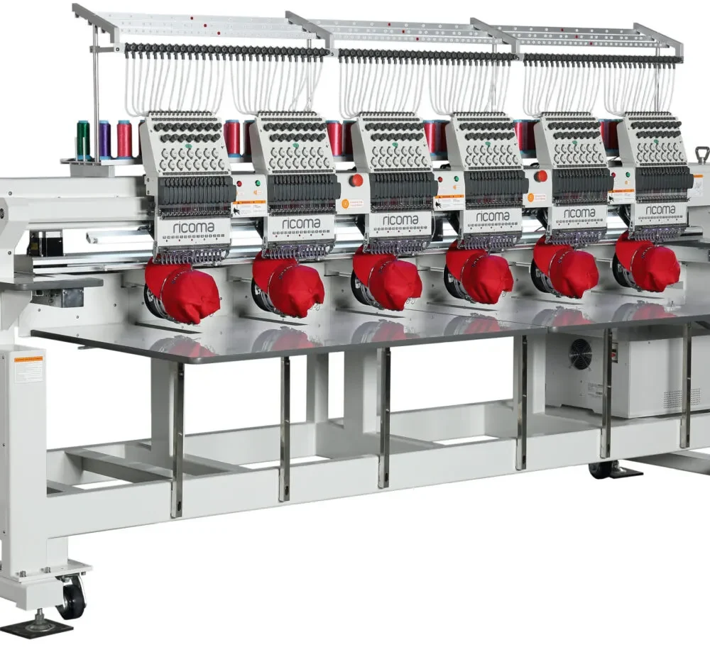 Ricoma CHT2 1506 - Máquina Bordadora Industrial de 6 Cabezas