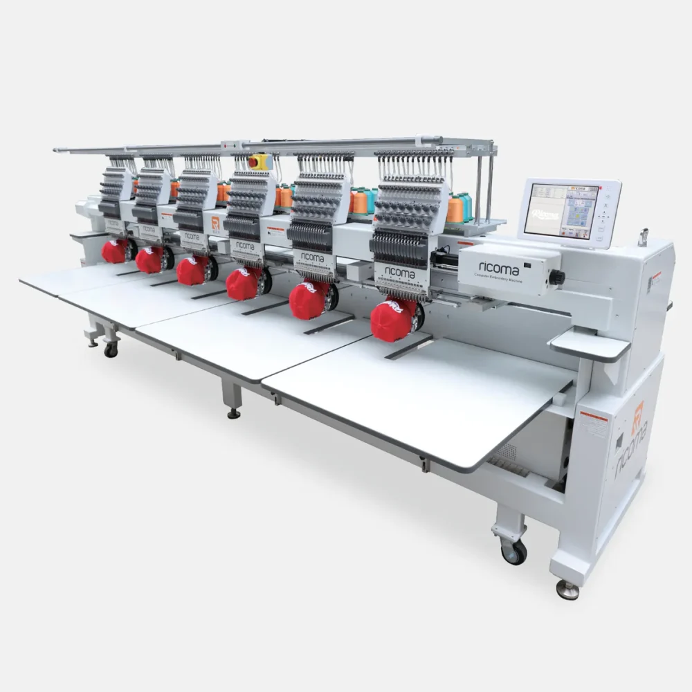Ricoma CHT2 1506 - Máquina Bordadora Industrial de 6 Cabezas - Imagen 2