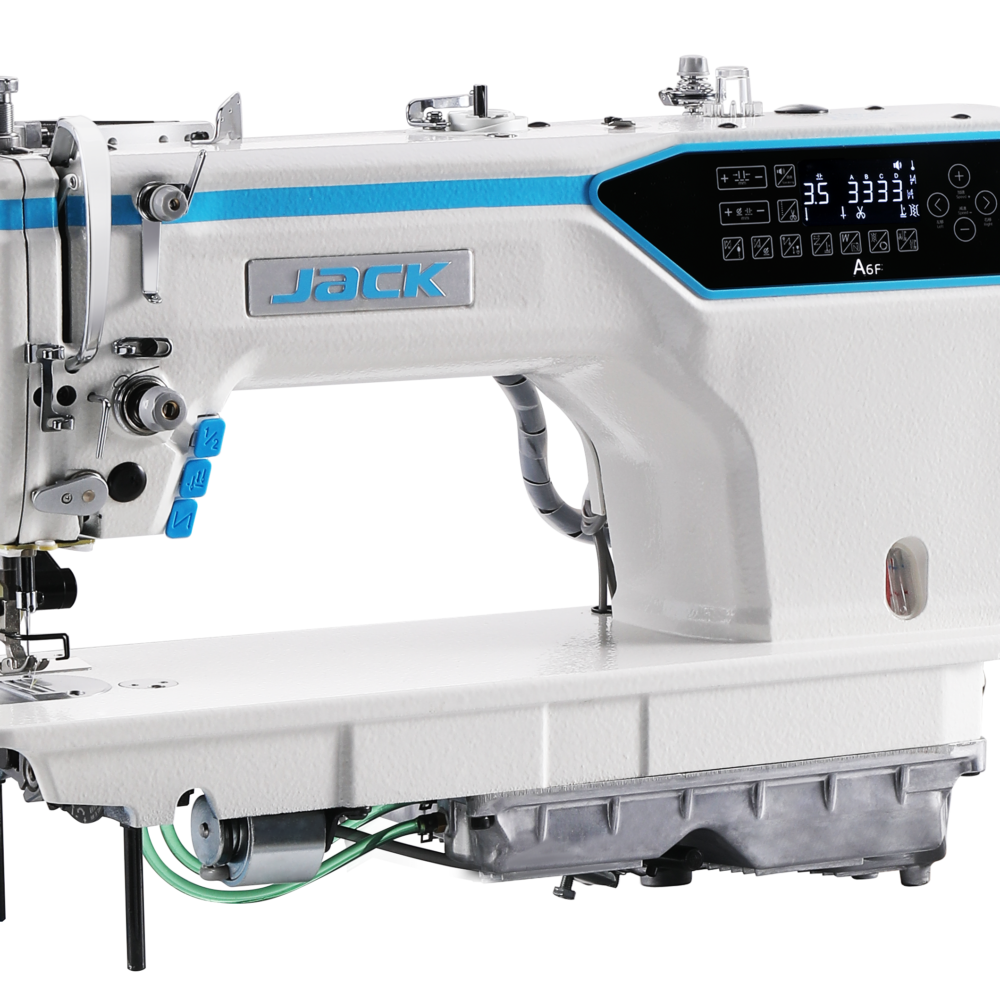 Maquina Puntada recta digital con alimentación de aguja-Jack A6F-E